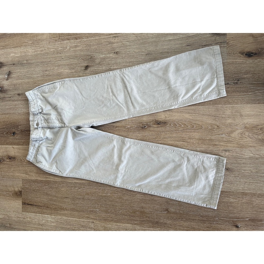 Gap Kids Khaki Pants Size 16 Husky Boys Flat Front Casual School Uniform‎